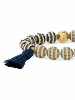 Tory Burch Bracelet Roxanne 18K-Gold-Plated Mixed-Media Stretch -Tory Burch Shop unnamed file 1832