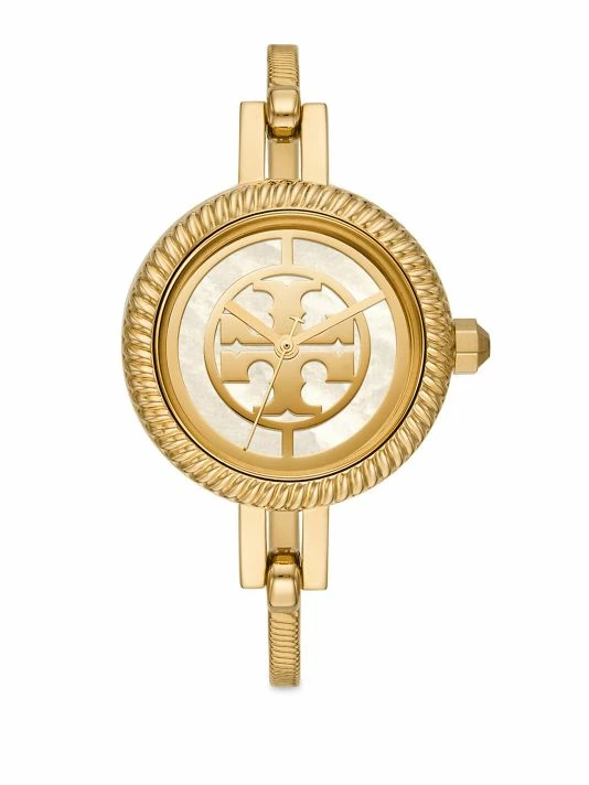 Tory Burch Set Watch Bangle Reva Stainless Steel Goldtone 1 Tory Burch Set Watch Bangle Reva Stainless Steel Goldtone