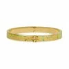 Tory Burch Bangle Kira 18K-Gold-Plated Enamel