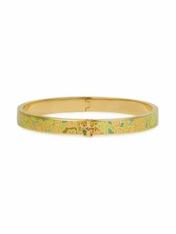 Tory Burch Bangle Kira 18K-Gold-Plated Enamel