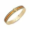 Tory Burch Bangle Kira Enamel, 18K-Gold-Plated, Foil