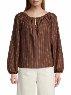 Tory Burch Dotted Windowpane Top -Tory Burch Shop unnamed file 1874