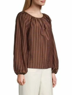 Tory Burch Dotted Windowpane Top -Tory Burch Shop unnamed file 1875