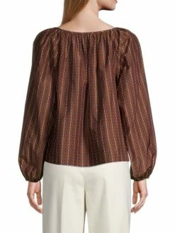 Tory Burch Dotted Windowpane Top -Tory Burch Shop unnamed file 1876