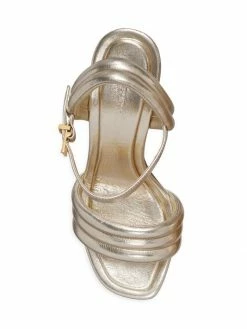 Tory Burch Sandal Leather Ankle-Strap Metallic Puffed Up -Tory Burch Shop unnamed file 1889