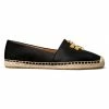 Tory Burch Espadrille Perfect Black Eleanor Leather