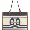 Tory Burch Tote Ella Jacquard Stripe