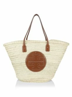 Tory Burch Tote Ella Large Straw Basket