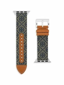 Apple Tory Burch Strap Tb Monogram Watch® Jacquard Leather