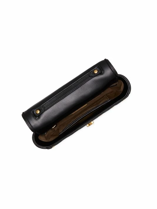 Tory Burch Kira Raffia Shoulder Bag Leather Striped 2 Tory Burch Kira Raffia Shoulder Bag Leather Striped - Image 2