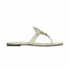 Tory Burch Miller Sandal, Leather Soft Metallic
