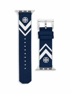 Apple Tory Burch Apple Band Tb Watch® Grosgrain Chevron-Print Strap