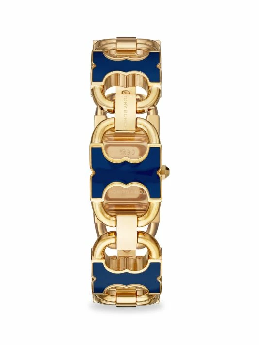 Tory Burch Watch The Gemini Stainless Steel Two-Tone Two-Hand Double T-Link 3 Tory Burch Watch The Gemini Stainless Steel Two-Tone Two-Hand Double T-Link - Image 3