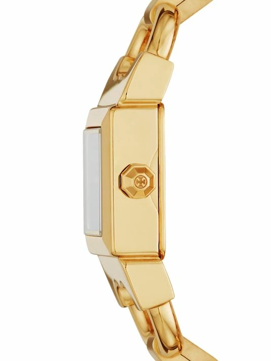 Tory Burch Watch The Gemini Stainless Steel Two-Tone Two-Hand Double T-Link 4 Tory Burch Watch The Gemini Stainless Steel Two-Tone Two-Hand Double T-Link - Image 4