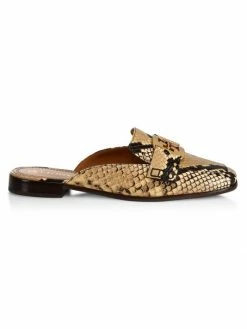 Tory Burch Loafer Mule Snake-Embossed Georgia