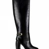Tory Burch Boot Banana Heel Black