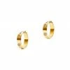 Tory Burch Earring Goldtone Hoop Miller