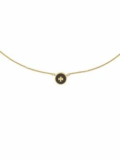 Tory Burch Kira Pendant Necklace Enamel