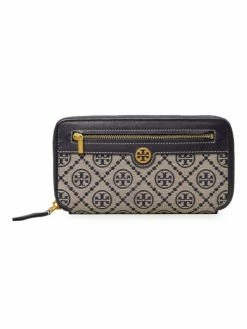 Tory Burch Wallet T Monogram Jacquard