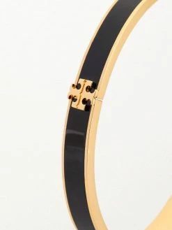 Tory Burch Logo Bracelet Kira Enamel Goldtone Slim Cuff Hinged -Tory Burch Shop unnamed file 2261