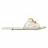Tory Burch Slide Eleanor Woven Coconut Leather
