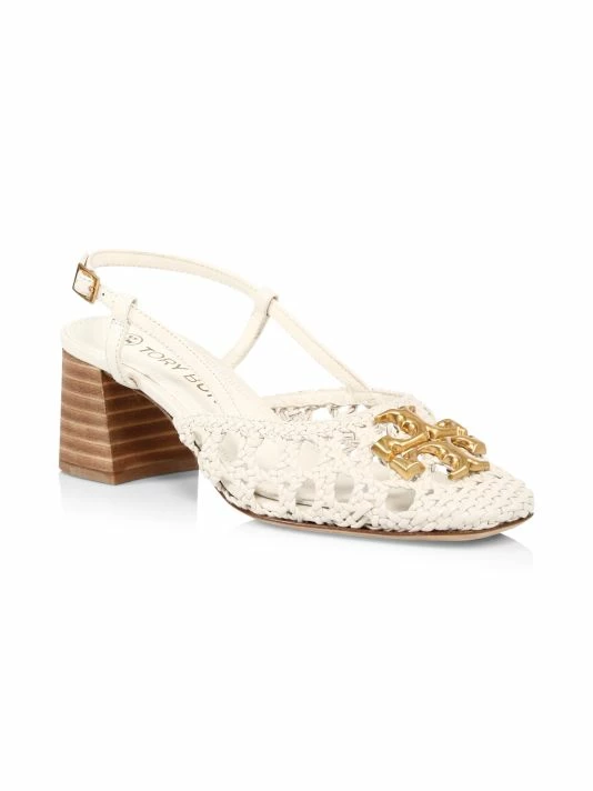 Tory Burch Pump Eleanor Woven Leather Slingback 2 Tory Burch Pump Eleanor Woven Leather Slingback - Image 2