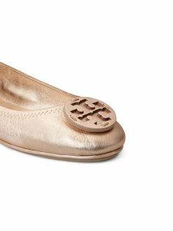 Tory Burch Minnie Flat Leather Ballet Metallic -Tory Burch Shop unnamed file 2357