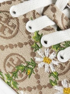 Tory Burch Sneaker T Monogram Floral-Embroidered Howell 11 Tory Burch Sneaker T Monogram Floral-Embroidered Howell -Tory Burch Shop unnamed file 2376