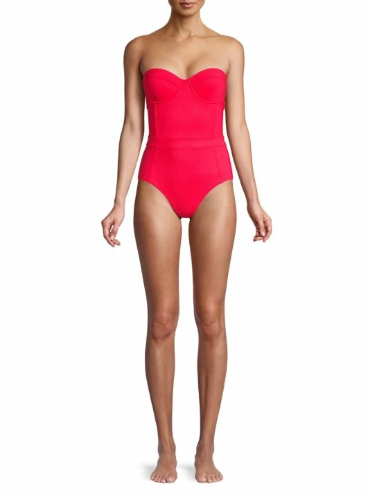 Tory Burch Lipsi Swimsuit Convertible One-Piece Black 2 Tory Burch Lipsi Swimsuit Convertible One-Piece Black - Image 2