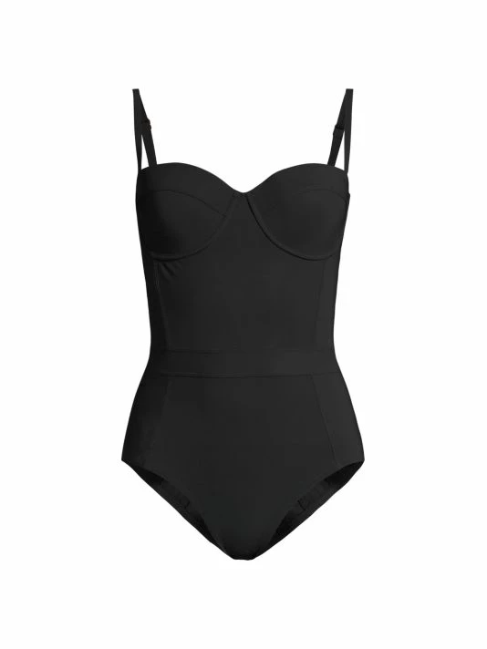 Tory Burch Lipsi Swimsuit Convertible One-Piece Black 8 Tory Burch Lipsi Swimsuit Convertible One-Piece Black - Image 8