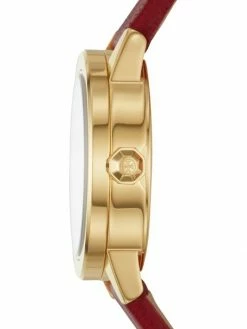 Tory Burch Gigi Set Watch Stainless Steel Leather Strap Red Goldtone -Tory Burch Shop unnamed file 2416