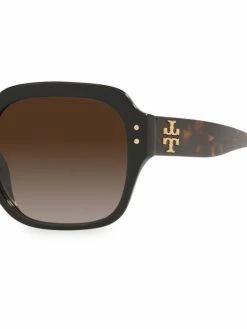 Tory Burch Sunglass 56Mm Square Gold Black -Tory Burch Shop unnamed file 2430