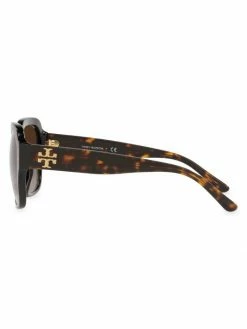 Tory Burch Sunglass 56Mm Square Gold Black -Tory Burch Shop unnamed file 2431