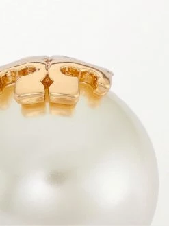 Tory Burch Earring Logo Crystal-Pearl Stud Yellow Goldtone -Tory Burch Shop unnamed file 2496