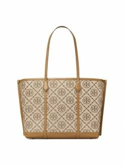 Tory Burch Tote Perry T Monogram Jacquard Triple-Compartment Hazelnut -Tory Burch Shop unnamed file 250