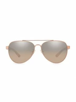 Tory Burch 57MM Pilot Sunglasses