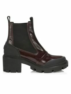 Tory Burch Boot Leather Ankle Lug Chelsea