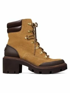 Tory Burch Hiker Boot Suede Lug Sole Ankle