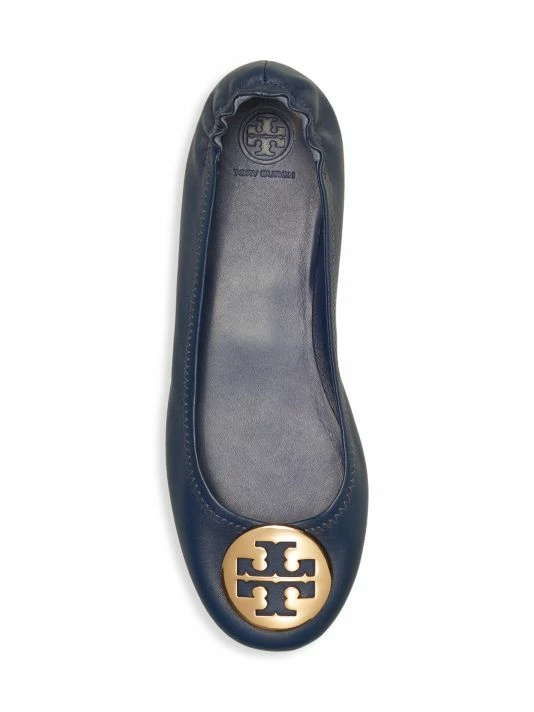 Tory Burch Minnie Flat Leather Ballet Perfect Black 5 Tory Burch Minnie Flat Leather Ballet Perfect Black - Image 5
