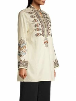 Tory Burch Tunic Cotton Embroidered -Tory Burch Shop unnamed file 2632