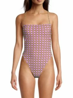 Tory Burch Swimsuit T Monogram Tie-Back One-Piece -Tory Burch Shop unnamed file 2639