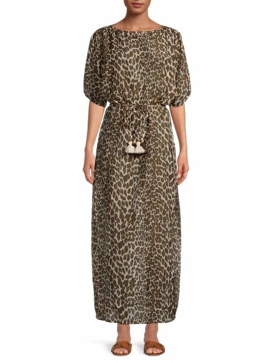 Tory Burch Printed Long Caftan 3 Tory Burch Printed Long Caftan - Image 3