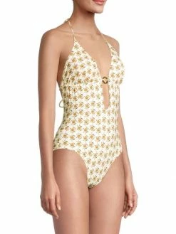 Tory Burch Swimsuit One-Piece Ring Floral -Tory Burch Shop unnamed file 2751