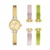 Tory Burch Set Watch The Kira Analog Goldtone