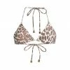 Tory Burch Bikini Top Leopard-Print Triangle
