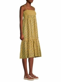 Tory Burch Midi-Dres Tiered Floral Smocked -Tory Burch Shop unnamed file 2802