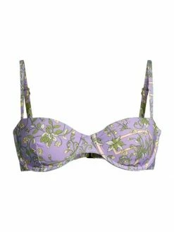 Tory Burch Underwire Bikini Top Printed