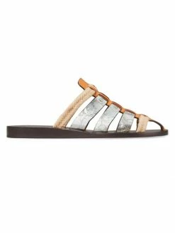 Tory Burch Mule Fisherman Sandal Leather