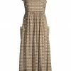 Tory Burch Midi-Dres Beach Printed Tie-Shoulder