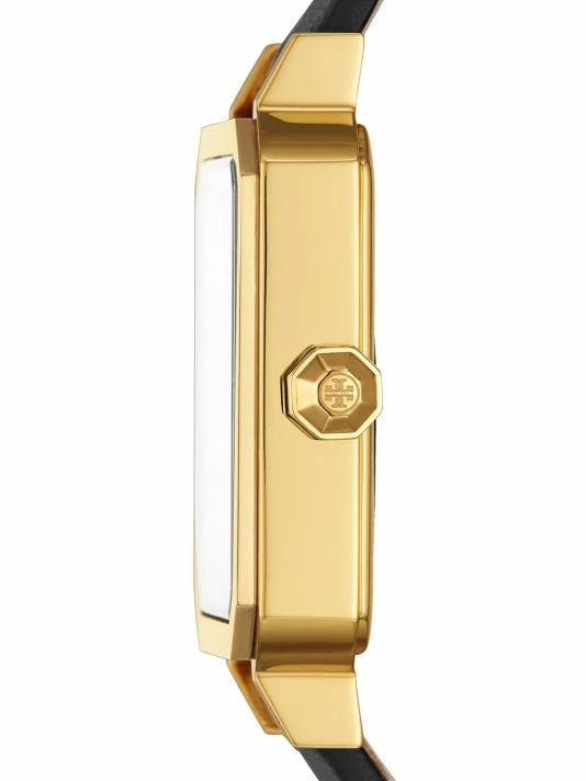 Tory Burch Watch Luggage Robinson Leather Strap Goldtone 2 Tory Burch Watch Luggage Robinson Leather Strap Goldtone - Image 2